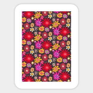 Floral pattern - beautiful floral design - floral illustration Sticker